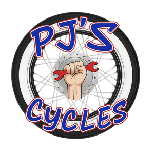 pjs cycles website logo